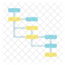 Flussdiagramm Algorithmus Diagramm Icon