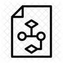 Flussdiagramm Hierarchie Datei Symbol