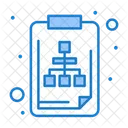 Flussdiagramm Diagramm Zwischenablage Symbol