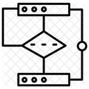 Flussdiagramm Netzwerk Diagramm Symbol