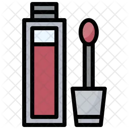 Flüssiger Lippenstift  Symbol