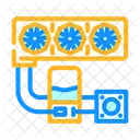Flussigkeitskuhlungssystem Symbol