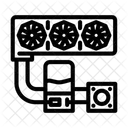 Flussigkeitskuhlungssystem Symbol