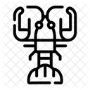 Langusten Hummer Garnelen Symbol