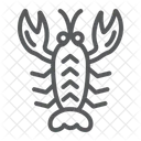 Langusten Meer Essen Symbol