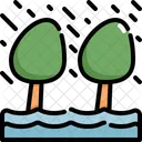 Flut baum  Symbol