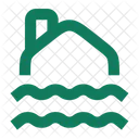 Flut Katastrophe Wasser Symbol