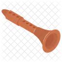 Flute Wooden Musical Icon