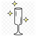 Flute Wine Glass  Icon
