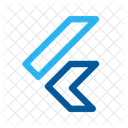 Flutter Framework Programming Icon