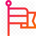 Fluttering Flag Flag Fluttering Icon