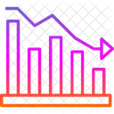 Flutuacao Para Baixo Preco Quebra Ícone