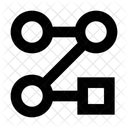 Flux Organigramme Structure Icône