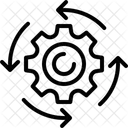 Flux De Processus Icône