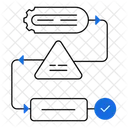 Flux De Travail Cartographie Des Processus Sequencage Des Taches Icône