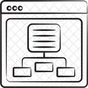 Hierarchie Diagramme Organigramme Icon