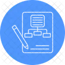 Hierarchie Diagramme Organigramme Icône