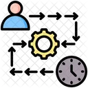 Workflow Utilisateur Developper Icon