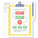 Flux De Travail Diagramme Algorithme Icône