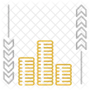 Des flux de trésorerie  Icône