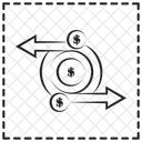 Des flux de trésorerie  Icône