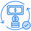 Des flux de trésorerie  Icône