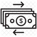 Des flux de trésorerie  Icône