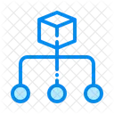 Fluxo Grafico Diagrama Ícone