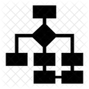 Fluxo Grafico Diagrama Ícone