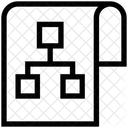 Fluxo Estrutura Rede Ícone