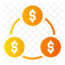 Fluxo de caixa  Ícone