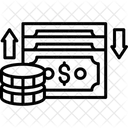 Fluxo de caixa  Ícone