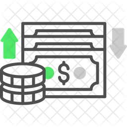 Fluxo de caixa  Ícone