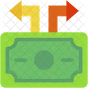 Fluxo De Caixa Economia Fluxo De Dinheiro Ícone