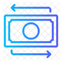 Fluxo De Caixa Transferencia De Dinheiro Transacao Ícone