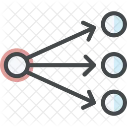 Fluxo de dados  Ícone