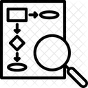 Fluxo De Dados Fluxograma Fluxo Ícone