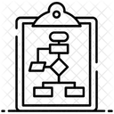 Fluxo De Dados Algoritmo Mapa Do Site Ícone