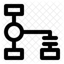 Fluxo De Dados Diagrama Dfd Ícone