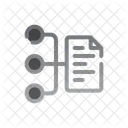 Fluxo De Dados Fluxo Analise Ícone