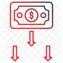 Fluxo de dinheiro  Ícone