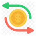 Fluxo de dinheiro  Ícone