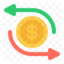 Fluxo de dinheiro  Ícone