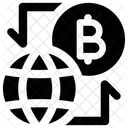 Fluxo de dinheiro bitcoin  Ícone