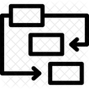 Fluxo De Trabalho Setas Trabalho Ícone