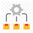 Fluxo De Trabalho Hierarquia Diagrama Icon