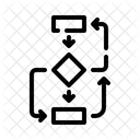 Fluxo De Trabalho Diagrama Processo Ícone