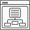 Hierarquia Diagrama Fluxograma Ícone