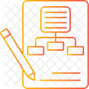 Hierarquia Diagrama Fluxograma Icon