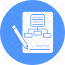 Hierarquia Diagrama Fluxograma Icon